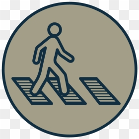 Find More Strategies To Slow Cars And Create A Pedestrian-friendly - Pedestrian Friendly Logo, HD Png Download - pedestrian png