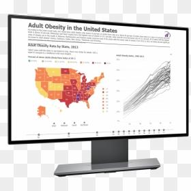 Computer Monitor, HD Png Download - obesity png