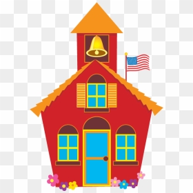 Schoolhouse Clipart School Chinese, Schoolhouse School - School House Clipart, HD Png Download - school house png
