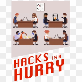 Pixel Person Sitting, HD Png Download - hack png