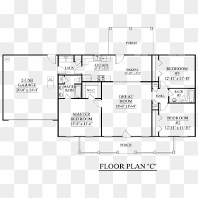 Car Floor Plan Png - 9 Room House Plan, Transparent Png - ranch png