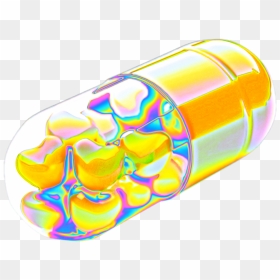 Holographic Pills Transparent, HD Png Download - molly pills png