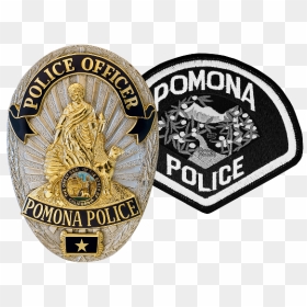 Pomona Police Department Patch, HD Png Download - generic police badge png