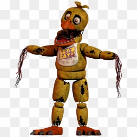 Full Body Fnaf Withered Chica, HD Png Download - chicas png