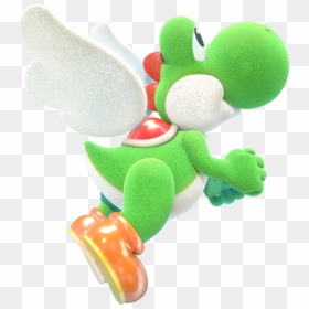 Yoshi's Crafted World Yoshi Doll, HD Png Download - yoshi egg png