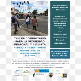 Pomona Cpbst Outreach Flyer Spanish - Seal Of Los Angeles County, California, HD Png Download - pedestrian png