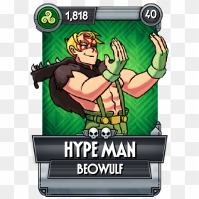 Skullgirls Beowulf Hype Man, HD Png Download - hype png