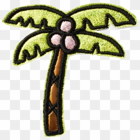 Palm Tree Puffy Patch - Palm Tree Patch Png, Transparent Png - patches png