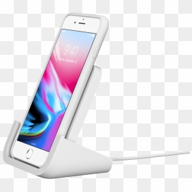 Logitech Powered Wireless Charging Stand, Hd Png Download - Base Ricarica Iphone, Transparent Png - cnet logo png