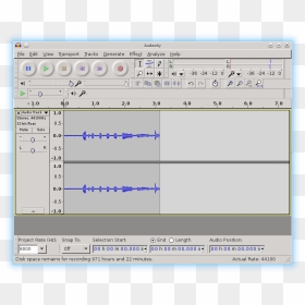 Screenshot, HD Png Download - audacity png