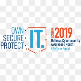 National Cybersecurity Awareness Month 2019, HD Png Download - cyber security png