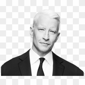 Anderson Cooper - Anderson Cooper Black And White, HD Png Download - kellyanne conway png