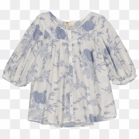 Blouse, HD Png Download - floral print png