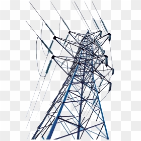 Transmission Drawing Tower - Electric Power Transmission Png, Transparent Png - cell tower png