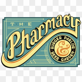 Pharmacy Logo Designing - The Pharmacy Burger Parlor & Beer Garden, HD Png Download - pharmacy logo png