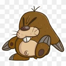 Monty Mole - Mole Cartoon Png, Transparent Png - mole.png