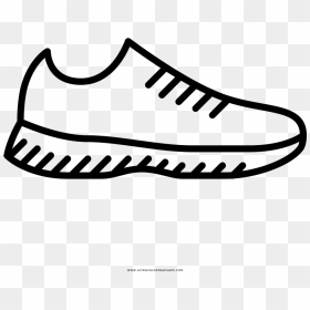 Zapatos Para Correr Página Para Colorear - Dibujos De Zapatos Para Colorear, HD Png Download - zapatos png