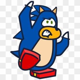 Thumb Image - Club Penguin Sonic, HD Png Download - hurt png
