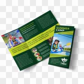 Youth Summer Camp Brochure Template Preview - Flyer, HD Png Download - summer camp png