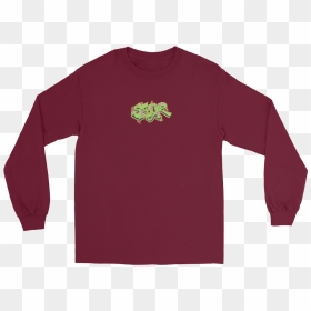 Image Of Lime Ooze Burgundy Long-sleeve - Camisas De Bad Bunny, HD Png Download - ooze png