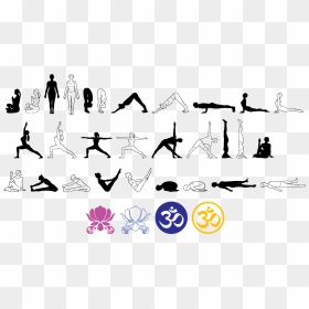 Easy Yoga Pose Drawing, HD Png Download - yoga poses png