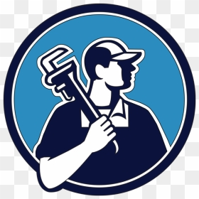 Carl Baker Zanesville Plumber - Pipe Wrench Plumbing Logo, HD Png Download - plumber png