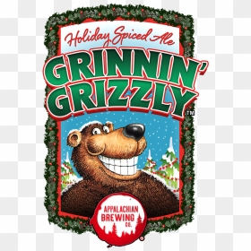Grinnin-grizzly - Cartoon, HD Png Download - grizzly png