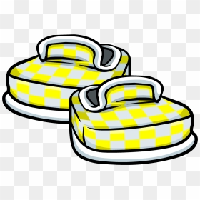 Club Penguin Wiki - Checkered Vans In Club Pen, HD Png Download - zapatos png