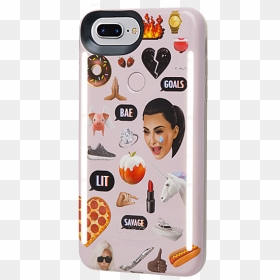 Lumee Case Iphone 8 Plus, HD Png Download - kimoji png