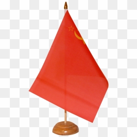 Ussr Soviet Union Table Flag - Triangle, HD Png Download - ussr flag png