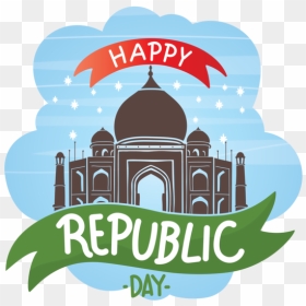 Transparent India Republic Day Landmark Logo Font For - Republic Day In Advance, HD Png Download - landmark png