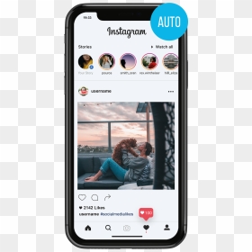 Buy Automatic Instagram Likes - Usa Instagram Likes Fast, HD Png Download - instagram likes png