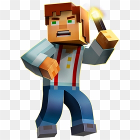 Story Mode™ - Minecraft Story Mode Wii Game, HD Png Download - minecraft story mode png