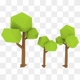 Low Poly Trees 3d Model - Free Download 3d Models Low Poly Tree, HD Png Download - 3d model png