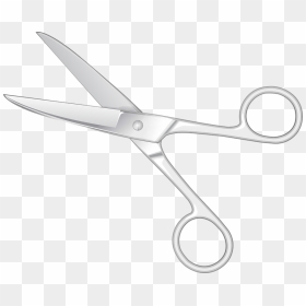 Clipart Scissors Black Background, HD Png Download - tijera png