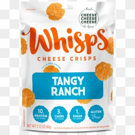 Whisps Tangy Ranch Cheese Crisps Bag - Snack, HD Png Download - ranch png