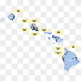 Diagram, HD Png Download - hawaii map png