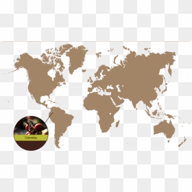 World Map , Png Download - Duke Study Abroad, Transparent Png - colombia map png