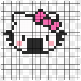 Hama Beads Hello Kitty, HD Png Download - soot sprite png