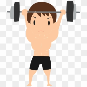 Weightlifting Sports Man Clipart - Biceps Curl, HD Png Download - weight lifting png