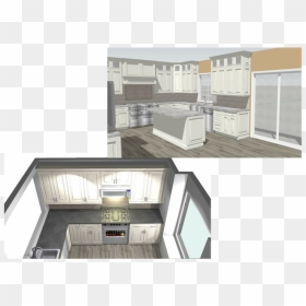 3d Kitchen Design, HD Png Download - blueprints png