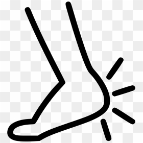 Hurt - Heel Clipart Black And White, HD Png Download - hurt png