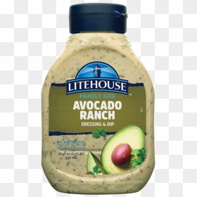 Avocado Ranch Dressing - Litehouse Family Size Dressing, HD Png Download - ranch png