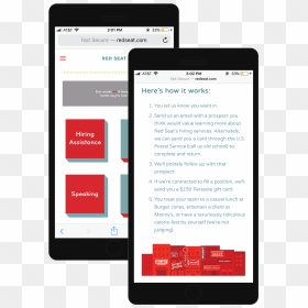 Redseat-mobile - Mobile Device, HD Png Download - seat png