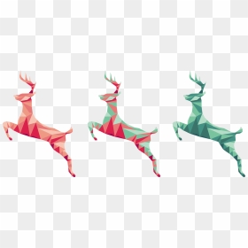 Polygon Art Deer Clipart , Png Download - Art, Transparent Png - stag png