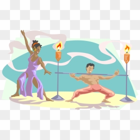 Vector Illustration Of Limbo Dancer Dances Traditional - Free Limbo Dance Clipart, HD Png Download - limbo png
