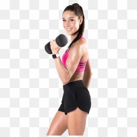 Bbg Vs Bbg Stronger - Female Lifting Weights Png, Transparent Png - weight lifting png