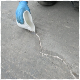 Concrete Floor Png - Clear Epoxy In Cracks, Transparent Png - concrete floor png