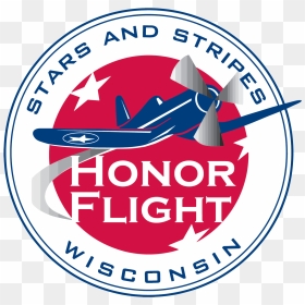 Wisconsin Honor Flight Logo, HD Png Download - stars and stripes png
