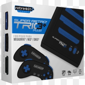 Retro Bit Super Retro Trio 3, HD Png Download - snes controller png